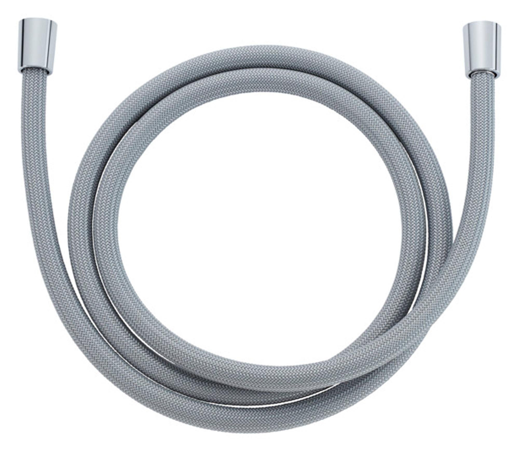 DIAQUA Brauseschlauch Chromalux Zero silver grey 1/2" 180 cm in  präsentiert im Onlineshop von KAQTU Design AG. Badzubehör ist von DIAQUA