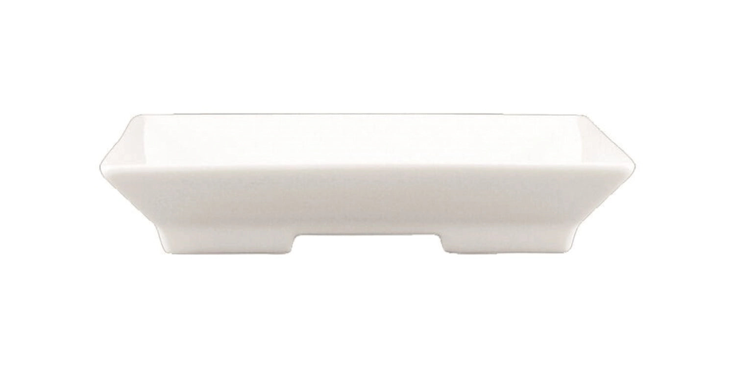 Modulo Schale flach 4 Fuss 15.6x15.6cm H2.8cm/Fuss 3.7x3.7cm in Weiss präsentiert im Onlineshop von KAQTU Design AG. Schale ist von Royale