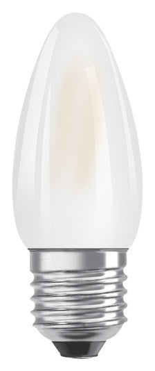 OSRAM LED-Lampe Retrofit Classic B E27 4.8W 470lm dimmable frosted Warm White in  präsentiert im Onlineshop von KAQTU Design AG. Leuchtmittel ist von OSRAM
