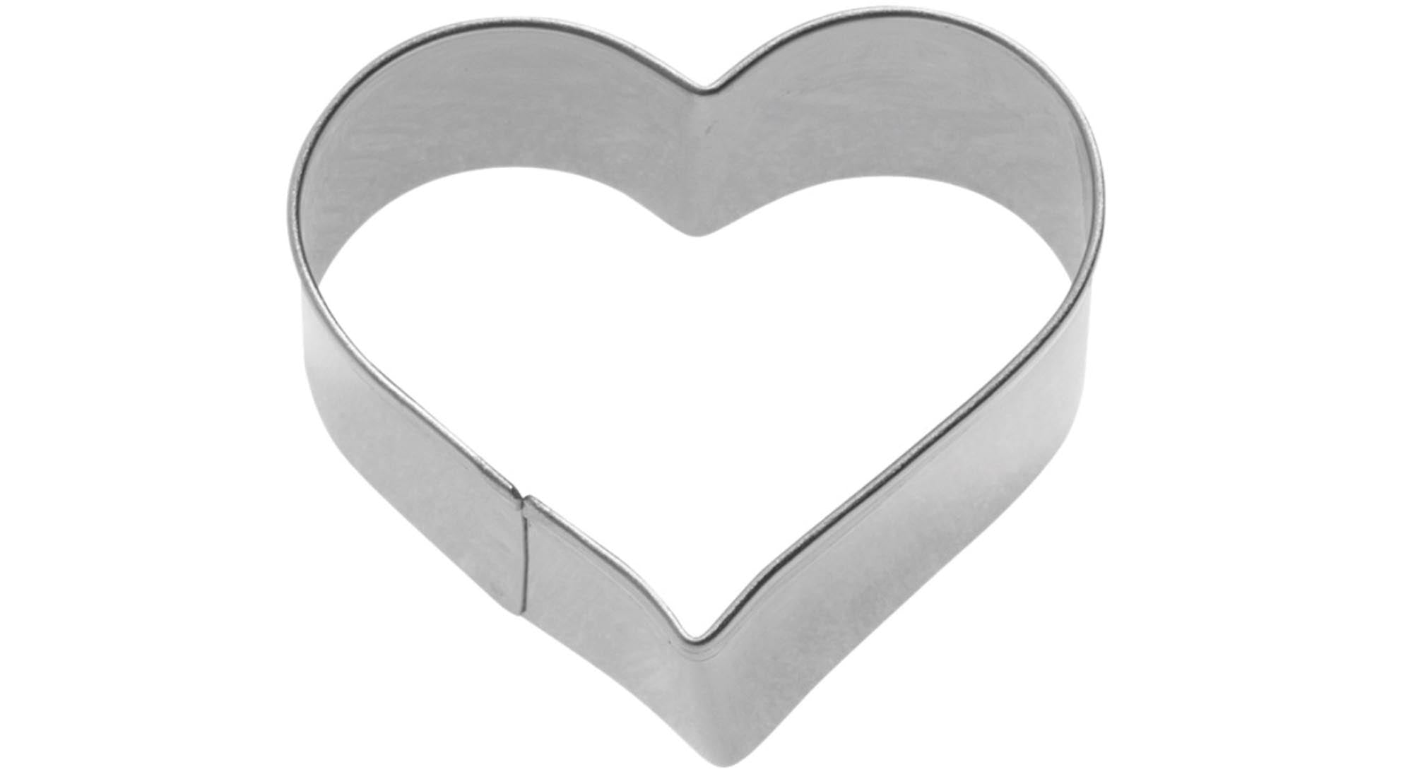 Ausstechform Herz, 6cm in Silber präsentiert im Onlineshop von KAQTU Design AG. Ausstecher ist von Westmark