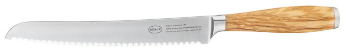 Brotmesser Olivenholz 22 cm in  präsentiert im Onlineshop von KAQTU Design AG. Küchenmesser ist von RÖSLE