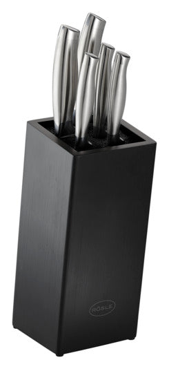 Messerblock Basic Line bestückt in  präsentiert im Onlineshop von KAQTU Design AG. Küchenhelfer ist von RÖSLE