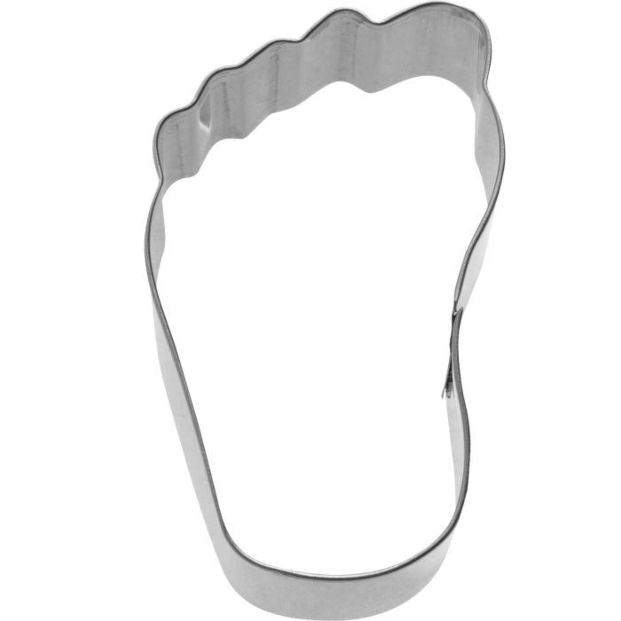 Ausstechform Fuss klein, 6.5cm in Silber präsentiert im Onlineshop von KAQTU Design AG. Ausstecher ist von Westmark