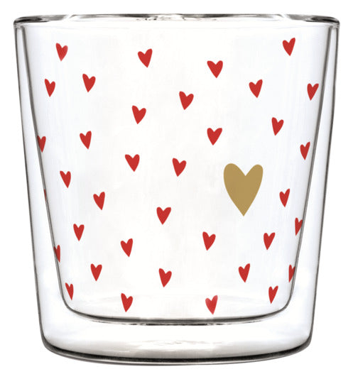 Trend Glas doppelwandig Little Hearts in  präsentiert im Onlineshop von KAQTU Design AG. Glas ist von PPD