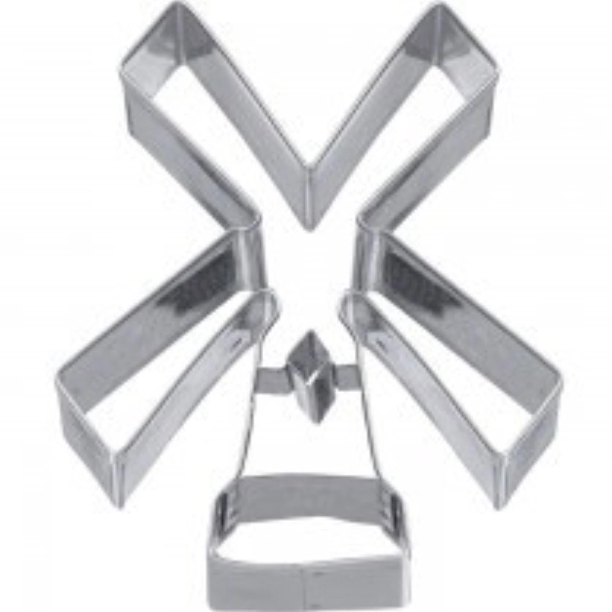 Ausstechform Windmühle, 7,5cm in Silber präsentiert im Onlineshop von KAQTU Design AG. Ausstecher ist von Westmark