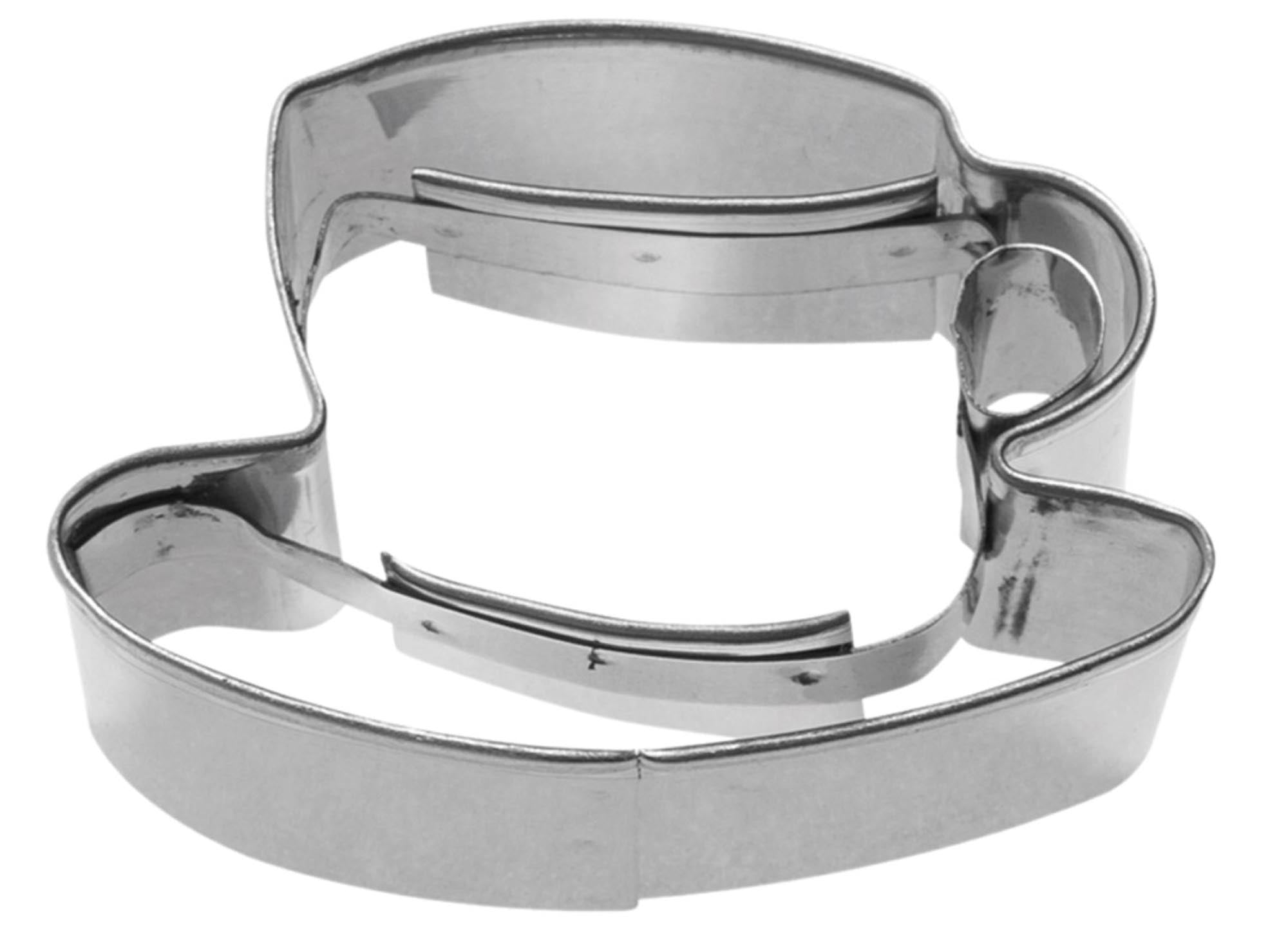 Ausstechform Kaffeetasse 2D, 8cm in Schwarz präsentiert im Onlineshop von KAQTU Design AG. Ausstecher ist von Westmark