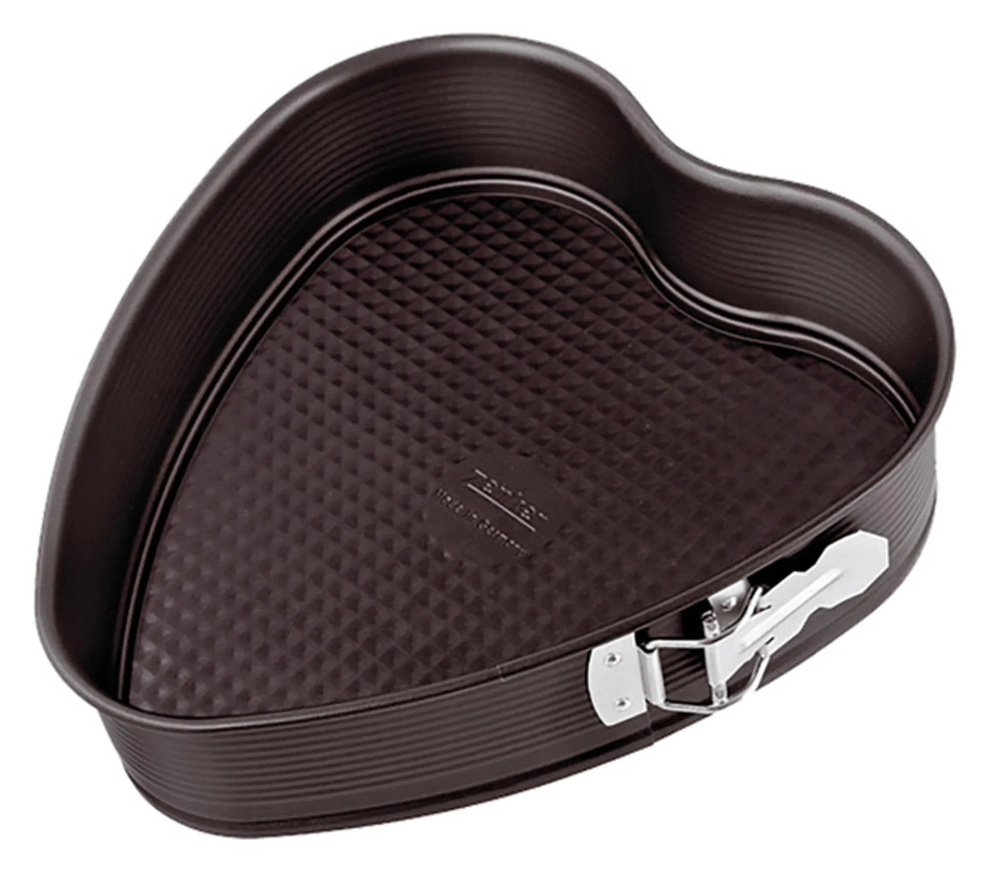 Herzförmige Springform 27x25 cm von EVA COLLECTION: Antihaft, leicht zu reinigen, ideal für romantische Kuchen und Torten.