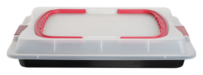 Backblech mit Haube Easy Clean 42x29x8 cm in  präsentiert im Onlineshop von KAQTU Design AG. Backform / Backblech ist von EVA COLLECTION