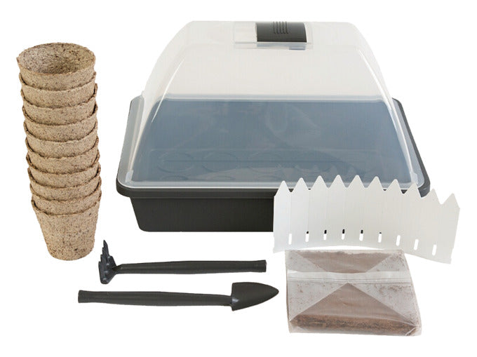 SIENA GARDEN Anzuchtstarterkit 24-teilig 29x19x19 cm in  präsentiert im Onlineshop von KAQTU Design AG. Gartenutensilien ist von SIENA GARDEN