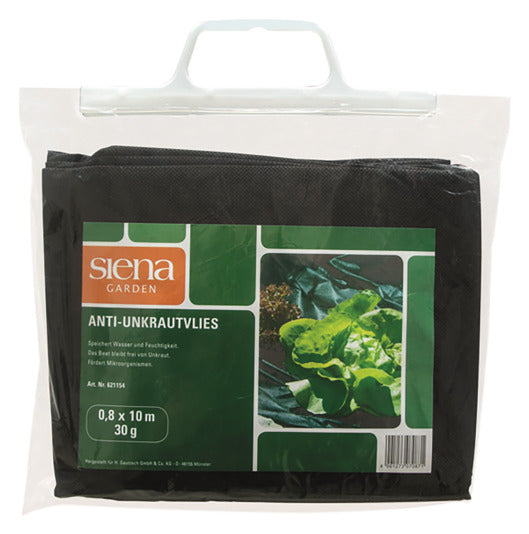 SIENA GARDEN Unkrautvlies 0.8x10 m 30 g/m² schwarz in  präsentiert im Onlineshop von KAQTU Design AG. Gartenpflege ist von SIENA GARDEN