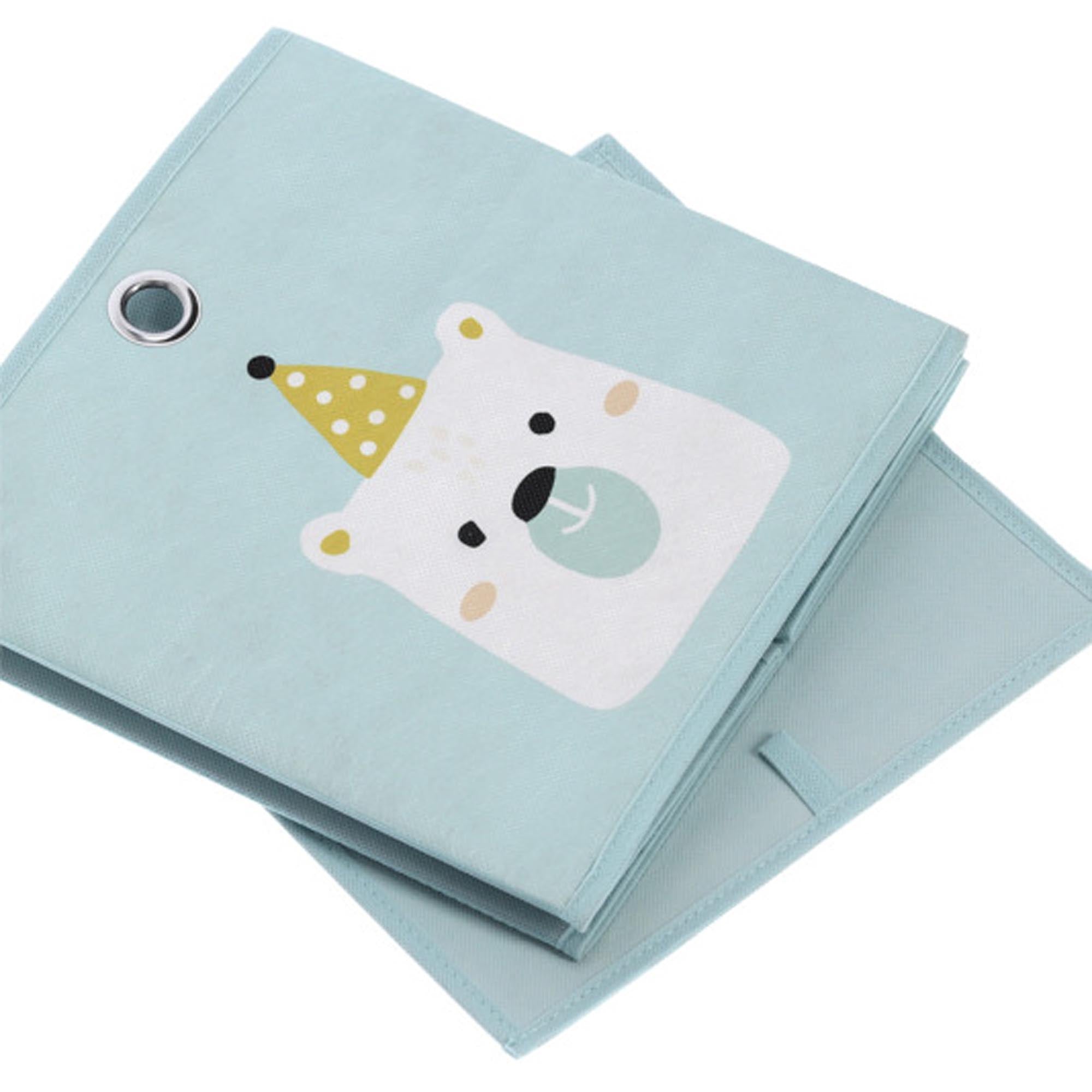 ZELLER PRESENT Aufbewahrungsbox Icebear mint Vlies 28x28x28 cm