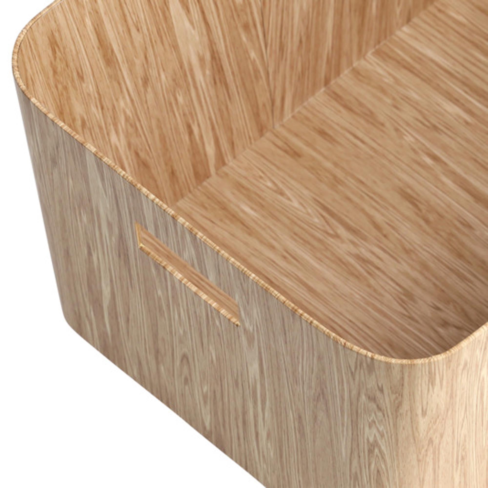 <tc>ZELLER PRESENT</tc> Storage box Wood cardboard 22.9x30.5x15.12 cm