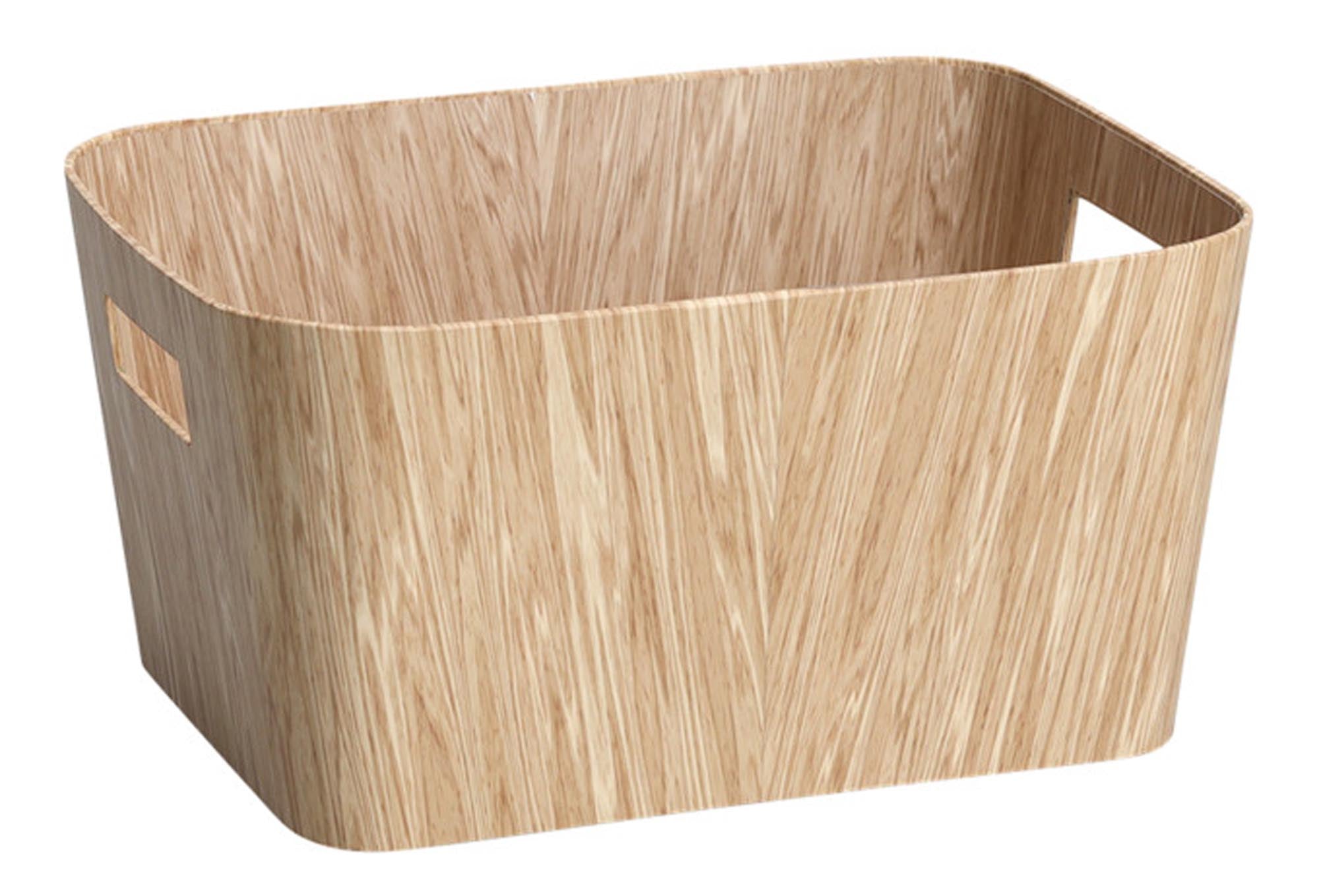 <tc>ZELLER PRESENT</tc> Storage box Wood cardboard 22.9x30.5x15.12 cm