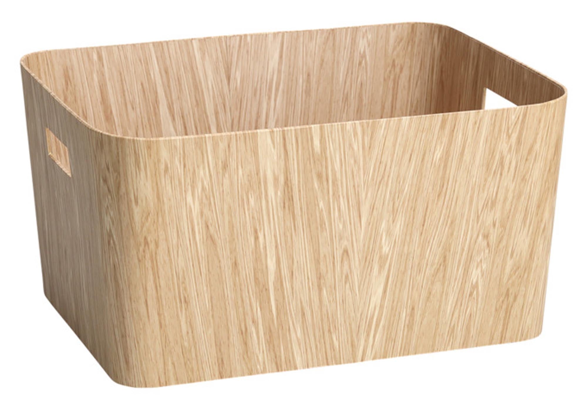 ZELLER PRESENT Boîte de rangement en bois et carton 30,5x40,6x40,3 cm