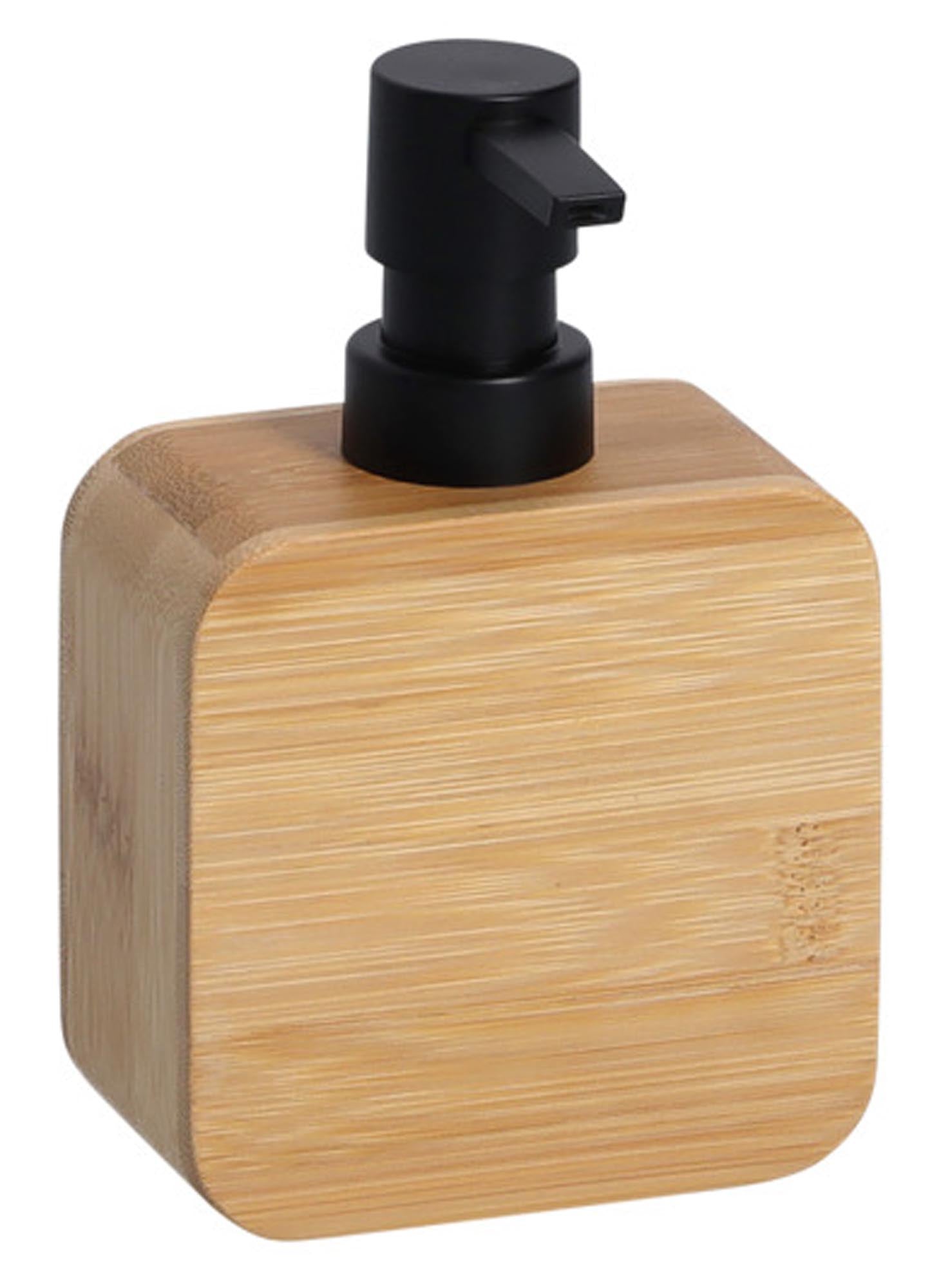 <tc>ZELLER PRESENT</tc> Soap dispenser bamboo 5.4x10.5x15.5 cm