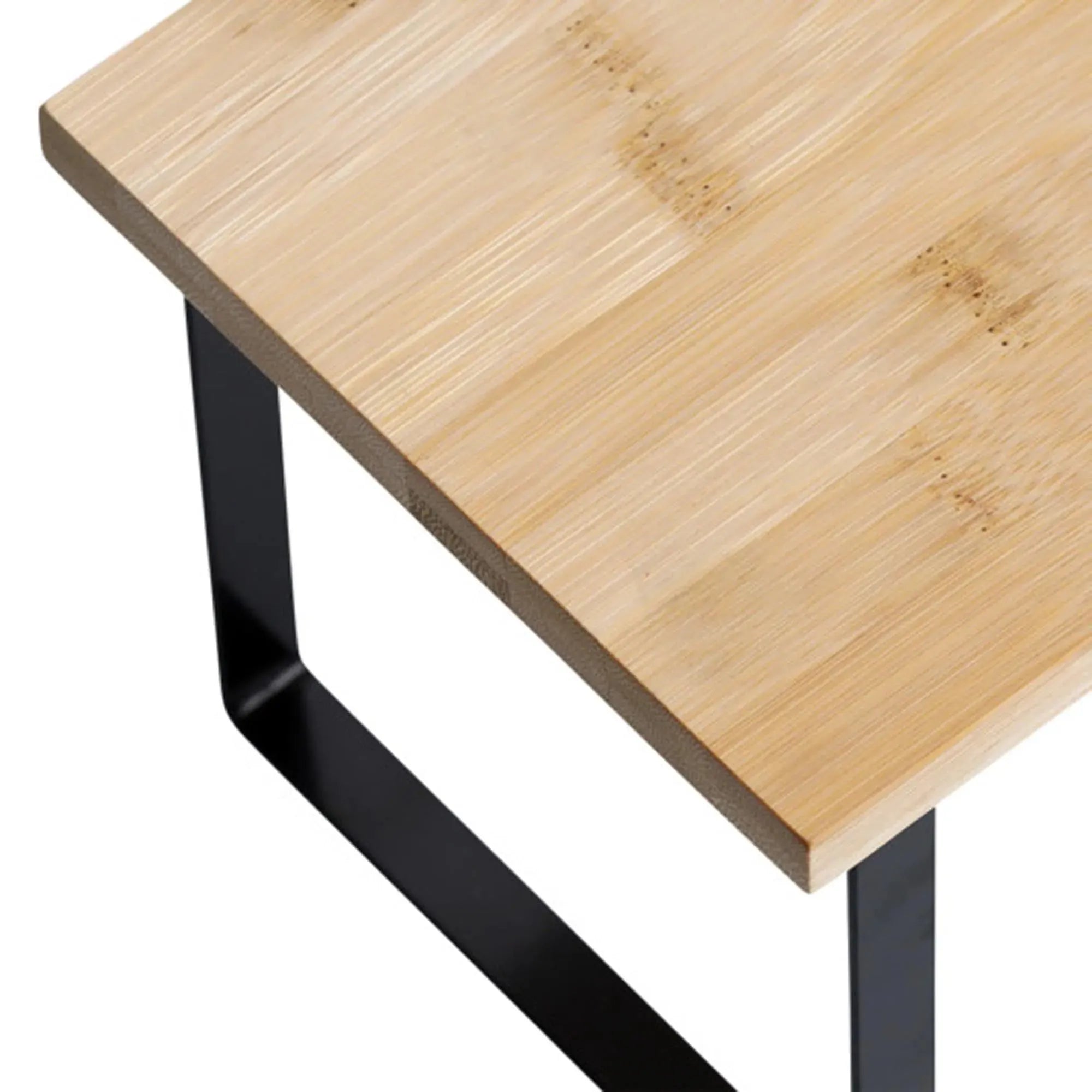 Elegantes Regal aus Bambus und Metall, 15.5x36 cm, ideal für stilvolle Aufbewahrung und Organisation in jedem Raum.