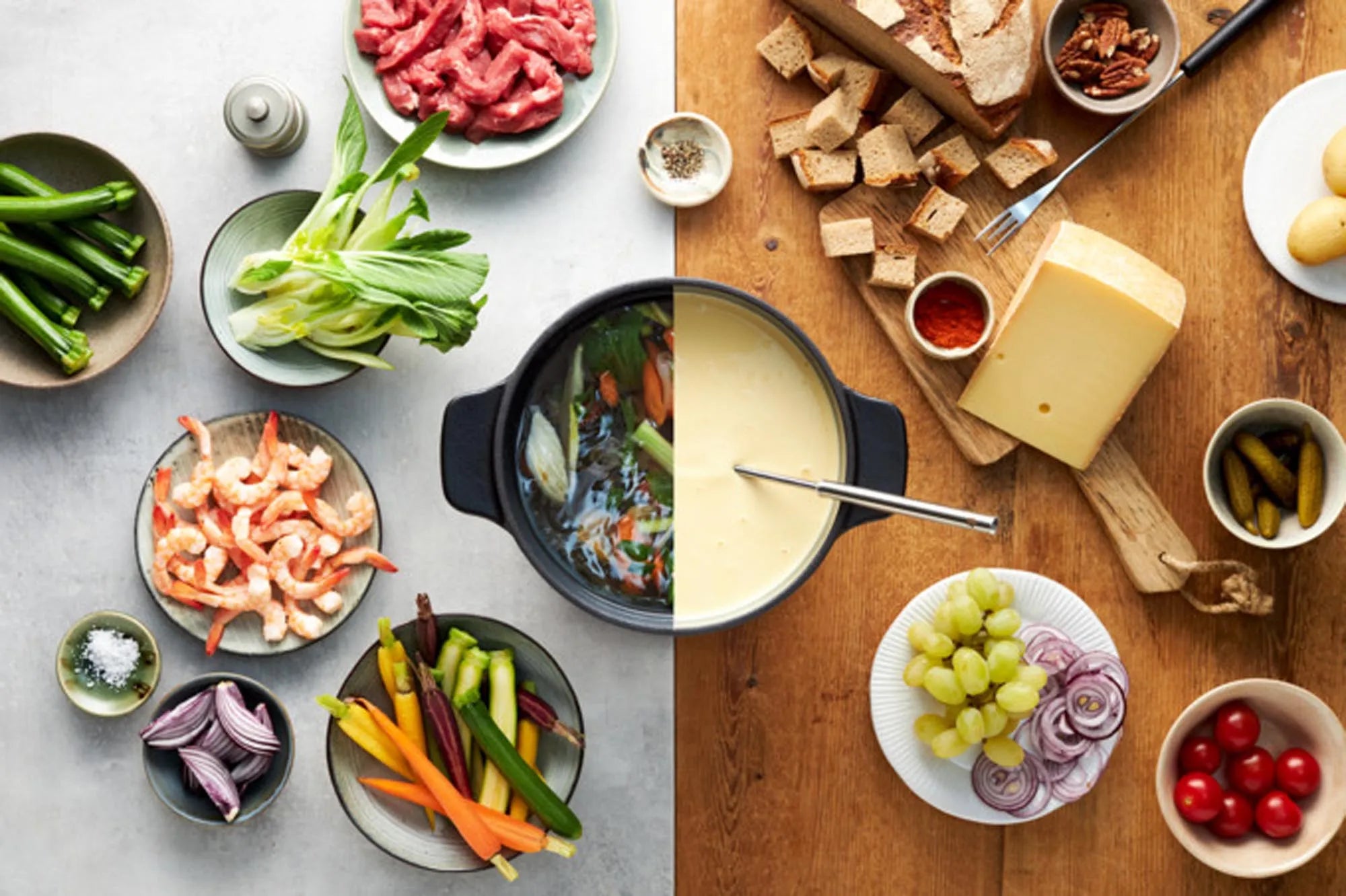 Das KISAG Fonduegabeln 2in1 Set aus Edelstahl ist ideal für Fleisch- und Käsefondue. Enthält 6 hochwertige Gabeln für vielseitigen Genuss.