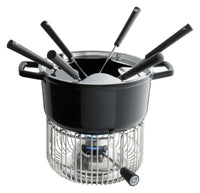 <tc><tc>KISAG</tc></tc> Service à fondue Duo en fonte ø 20 cm 10 pièces émaillé