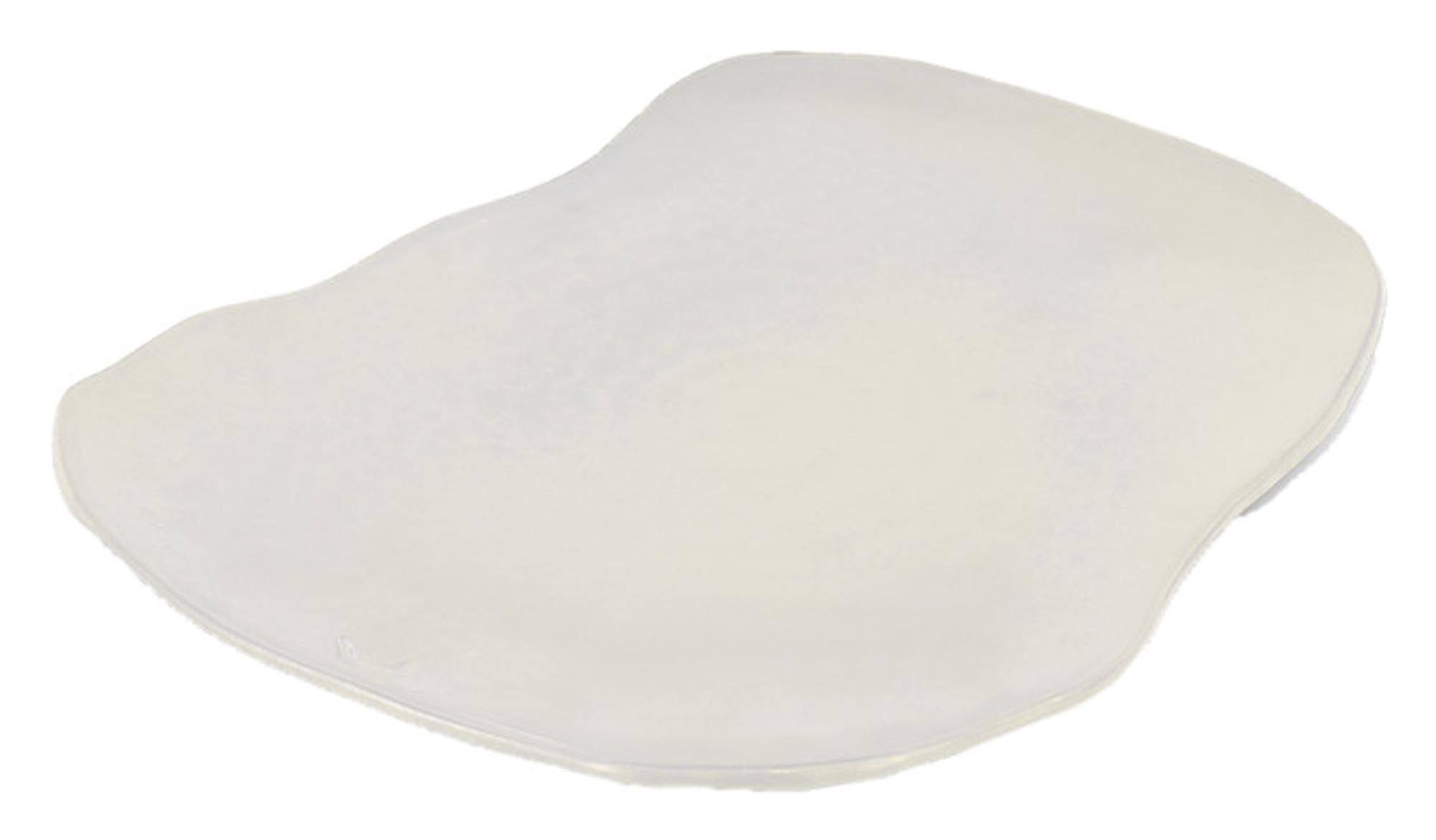 DUTCHDELUXES Platte XL weiss 33.5x28 cm in  präsentiert im Onlineshop von KAQTU Design AG. Schale ist von DUTCHDELUXES
