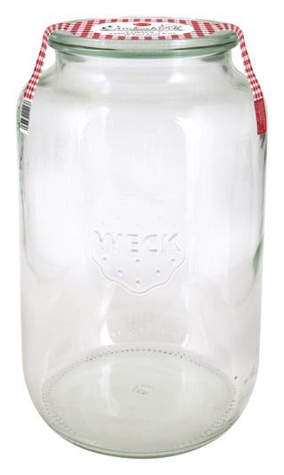 Einmachglas Rundrandglas mit Glasdeckel 3000 ml ø 100 mm in  präsentiert im Onlineshop von KAQTU Design AG. Küchenhelfer ist von WECK