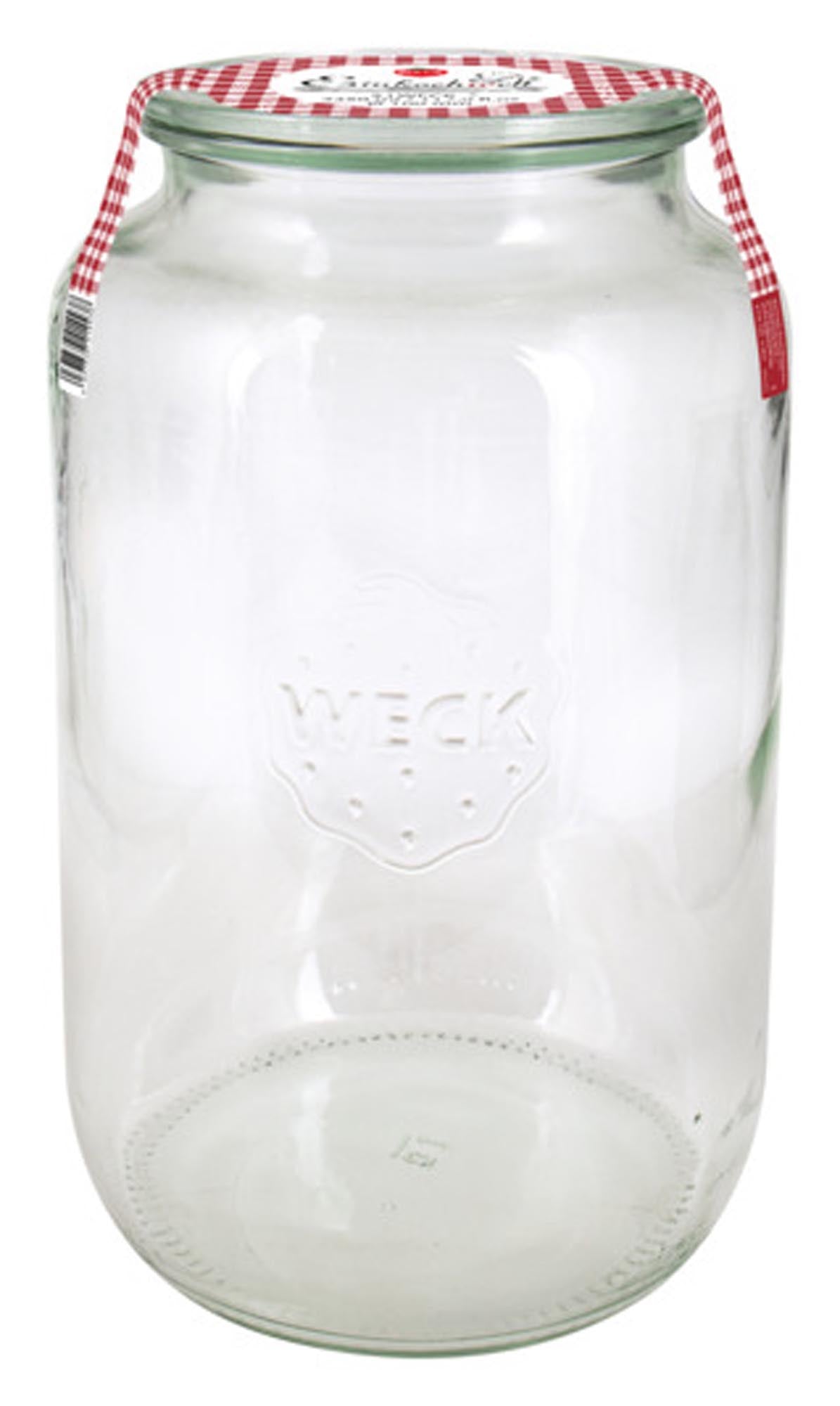 WECK Einmachglas Rundrandglas mit Glasdeckel 3000 ml ø 100 mm in  präsentiert im Onlineshop von KAQTU Design AG. Küchenhelfer ist von WECK