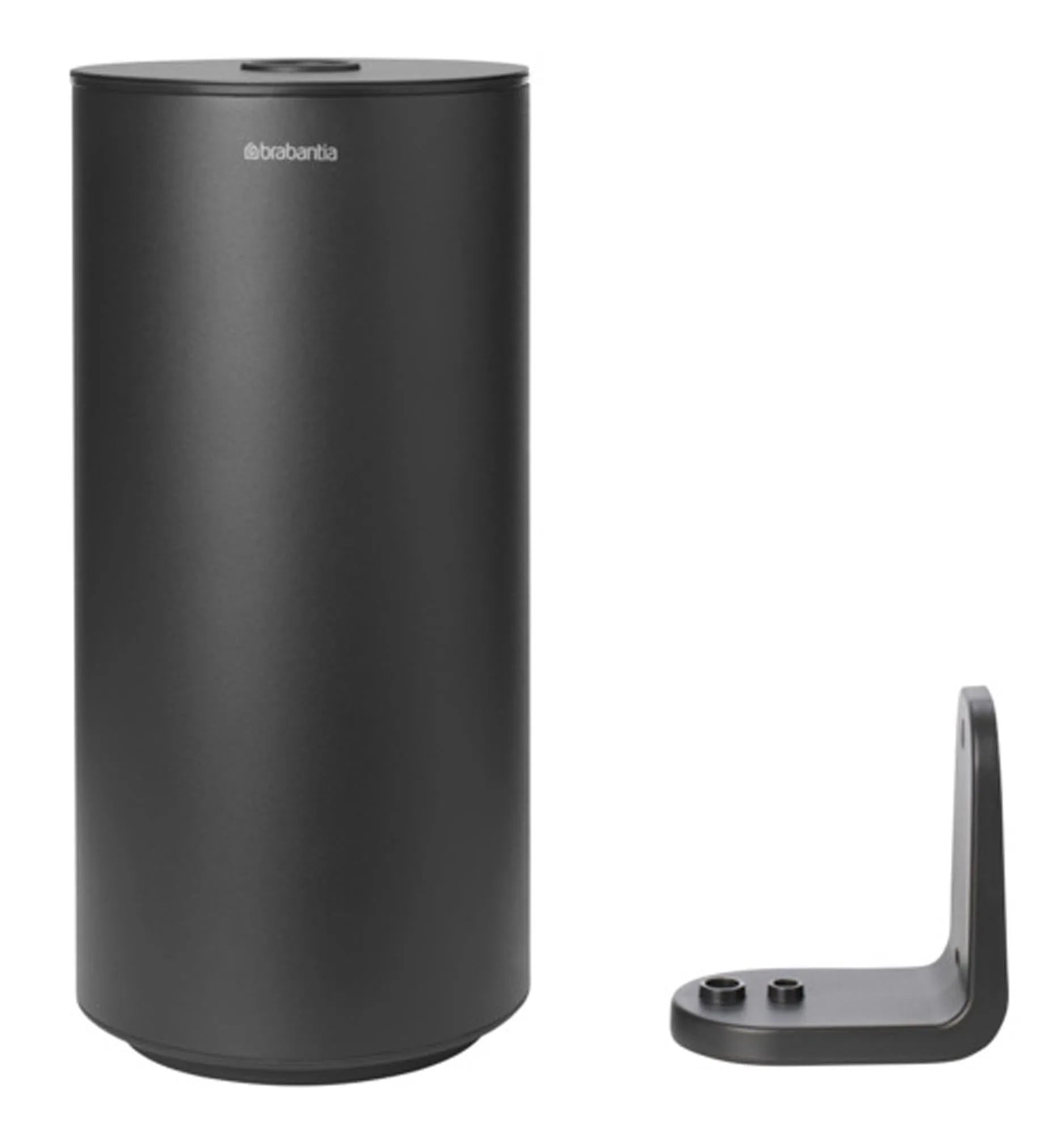 Eleganter BRABANTIA WC-Rollenhalter MindSet in Mineral Infinite Grey, stilvoll und praktisch für Ihr Badezimmer.