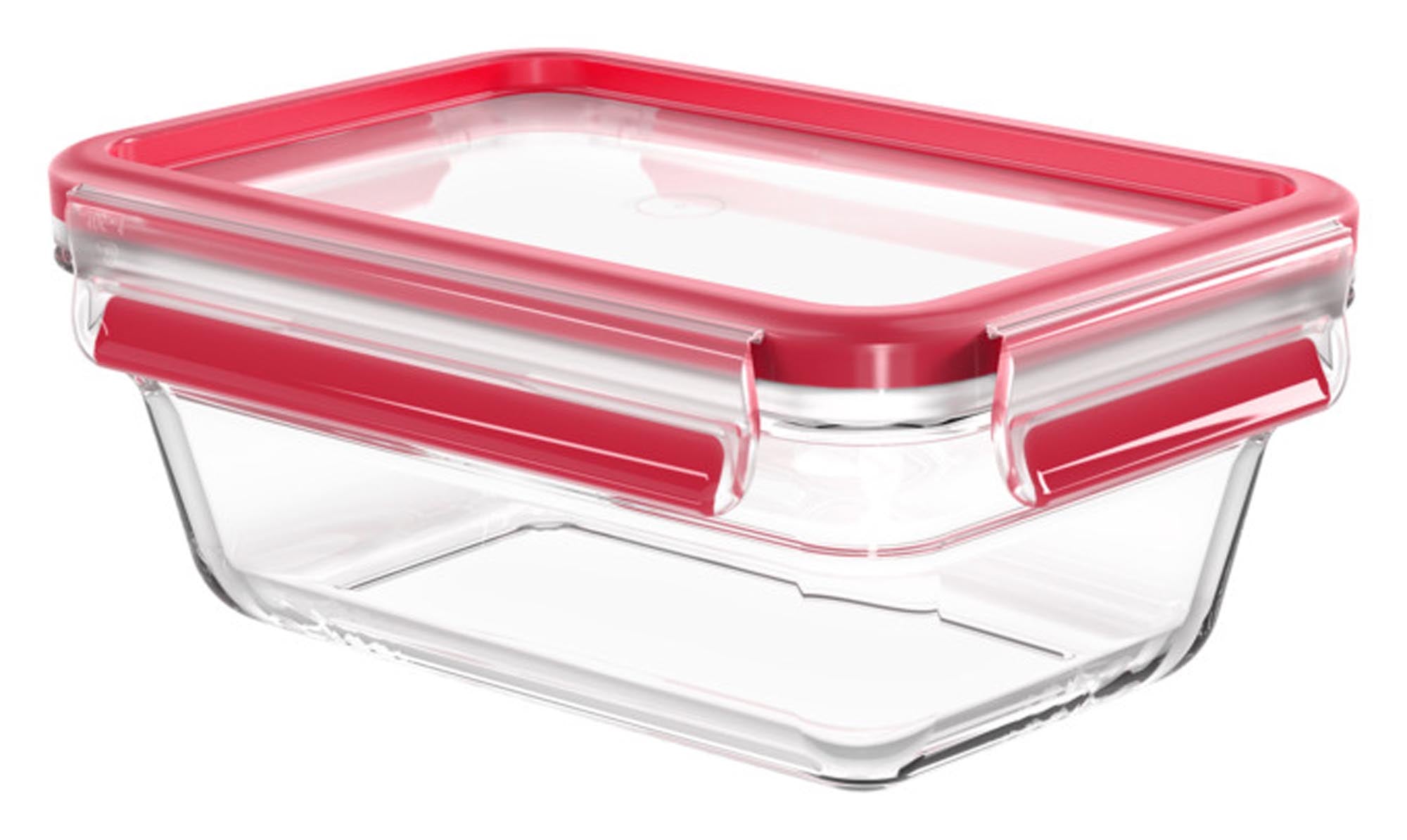 EMSA Dose Glas Clip&Close rechteckig 0.8l in  präsentiert im Onlineshop von KAQTU Design AG. Aufbewahrungsdose ist von EMSA