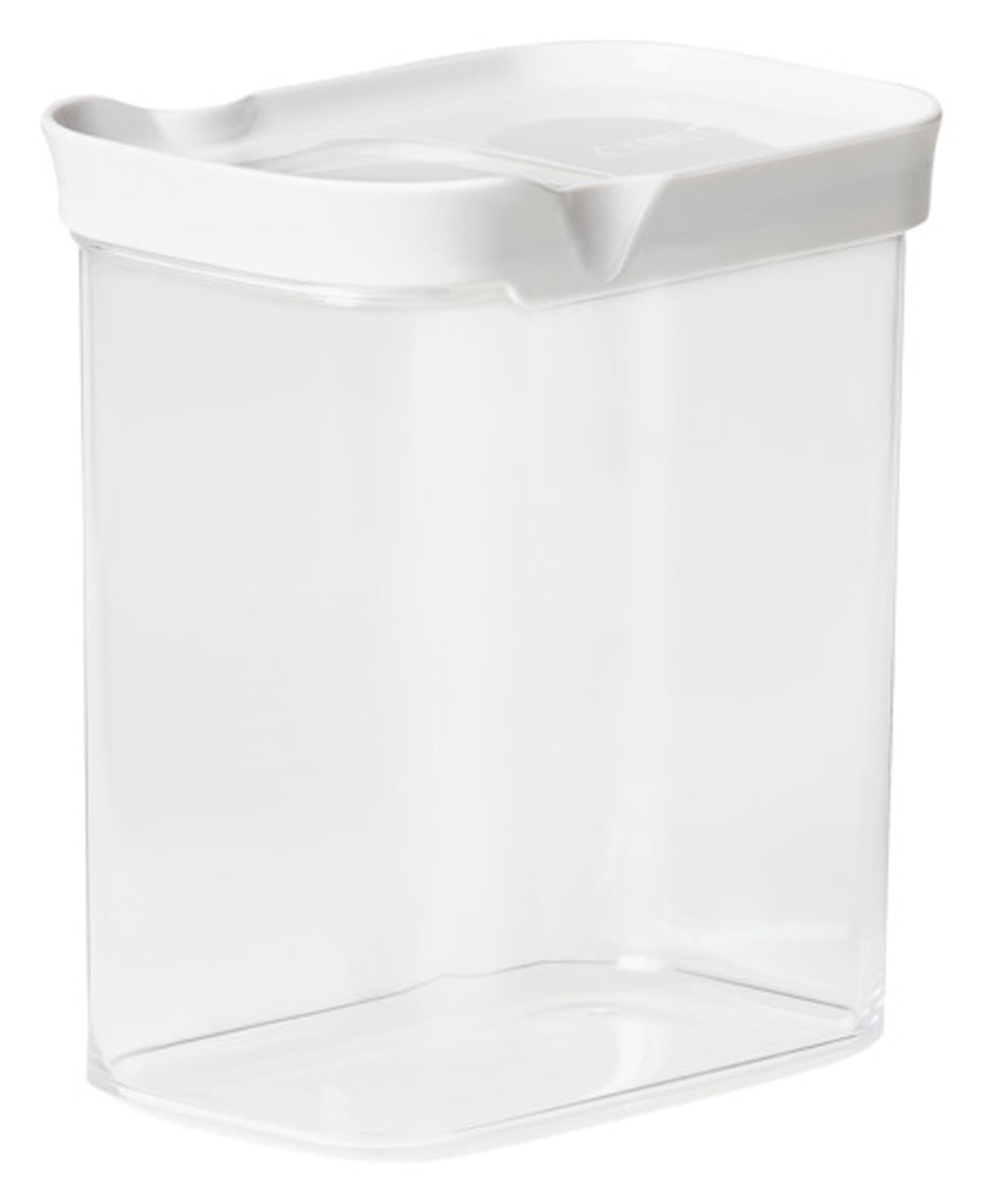 Die EMSA Schüttdose Optima 1.6l: stilvoll, BPA-frei, luftdicht, stapelbar, transparent, spülmaschinenfest. Perfekt für Reis, Nudeln, Müsli.