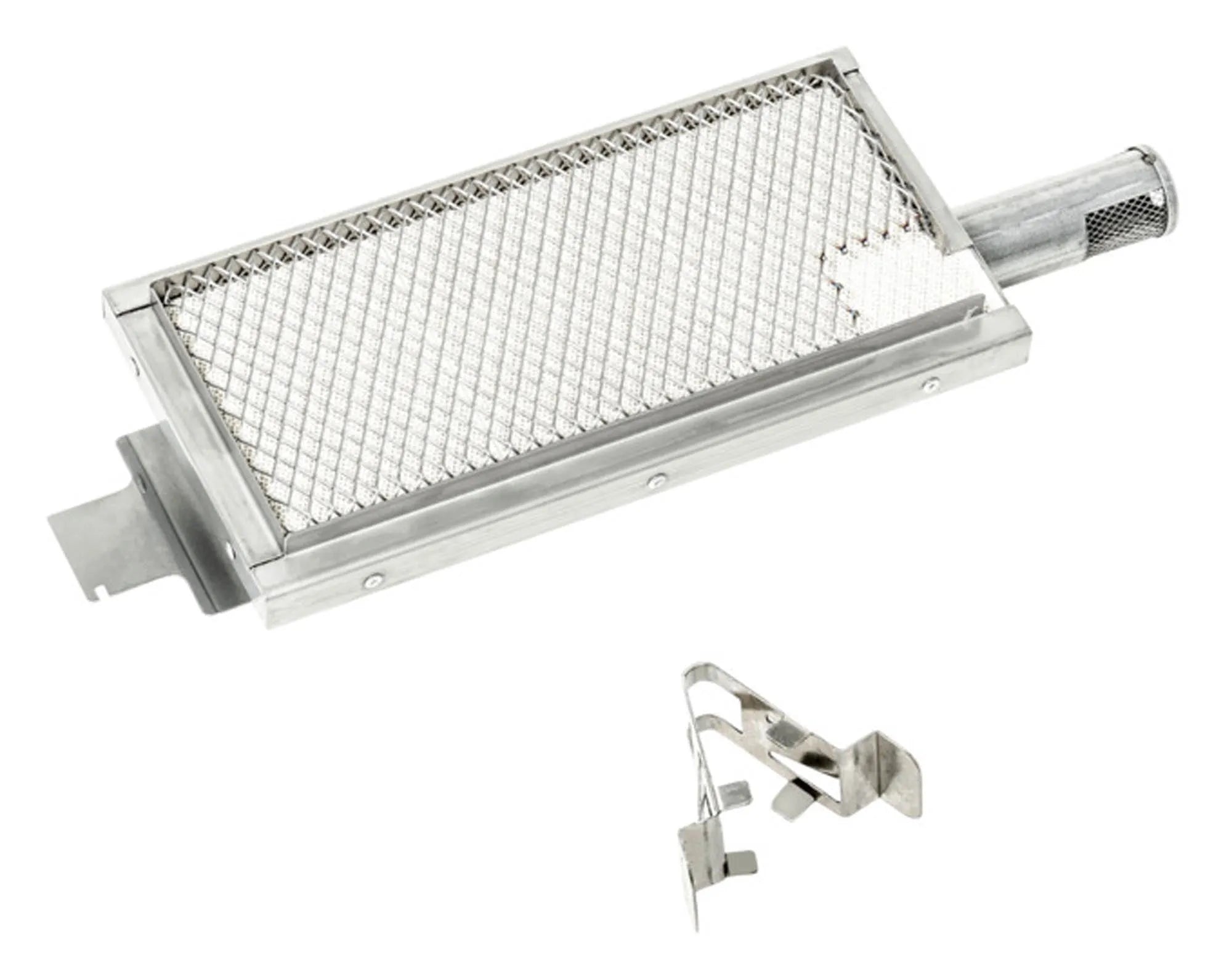Der Infrarotbrenner Primezone Videro G6 von RÖSLE bietet präzise Hitze bis 800°C für perfekte Grillkrusten.