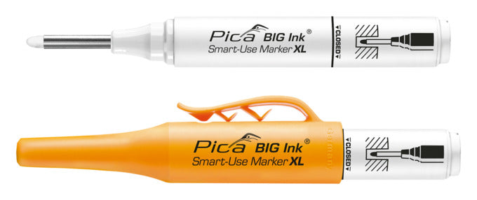Tieflochmarker Big Ink weiss in  präsentiert im Onlineshop von KAQTU Design AG. Büromaterial ist von PICA