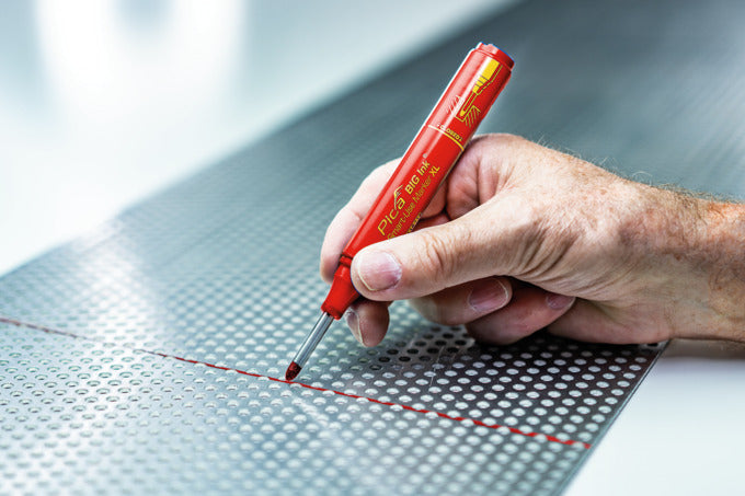 Tieflochmarker Big Ink rot in  präsentiert im Onlineshop von KAQTU Design AG. Büromaterial ist von PICA