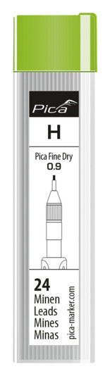 Ersatzminen Fine Dry graphit H in  präsentiert im Onlineshop von KAQTU Design AG. Ersatzteile ist von PICA