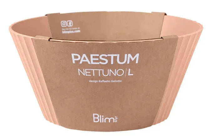 BLIM PLUS Schüssel Nettuno Gr. L ø 25 cm H 12 cm rosa in  präsentiert im Onlineshop von KAQTU Design AG. Schale ist von BLIMPLUS