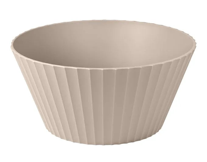 BLIM PLUS Schüssel Nettuno Gr. L ø 25 cm H 12 cm grau in  präsentiert im Onlineshop von KAQTU Design AG. Schale ist von BLIMPLUS