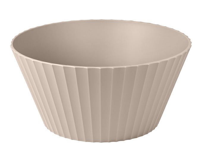 BLIM PLUS Schüssel Nettuno Gr. L ø 25 cm H 12 cm grau in  präsentiert im Onlineshop von KAQTU Design AG. Schale ist von BLIMPLUS