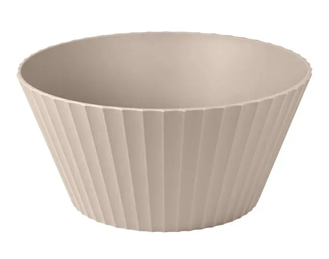 BLIM PLUS Schüssel Nettuno Gr. L ø 25 cm H 12 cm grau in  präsentiert im Onlineshop von KAQTU Design AG. Schale ist von BLIMPLUS