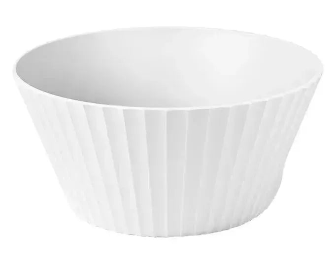 BLIM PLUS Schüssel Nettuno Gr. L ø 25 cm H 12 cm weiss in  präsentiert im Onlineshop von KAQTU Design AG. Schale ist von BLIMPLUS