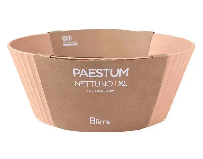 BLIM PLUS Schüssel Nettuno Gr. XL ø 30 cm H 12 cm rosa in  präsentiert im Onlineshop von KAQTU Design AG. Schale ist von BLIMPLUS