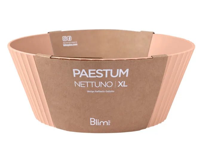 BLIM PLUS Schüssel Nettuno Gr. XL ø 30 cm H 12 cm rosa in  präsentiert im Onlineshop von KAQTU Design AG. Schale ist von BLIMPLUS