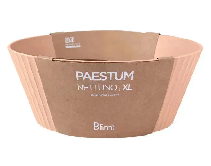 BLIM PLUS Schüssel Nettuno Gr. XL ø 30 cm H 12 cm rosa in  präsentiert im Onlineshop von KAQTU Design AG. Schale ist von BLIMPLUS
