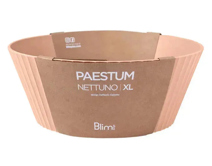 BLIM PLUS Schüssel Nettuno Gr. XL ø 30 cm H 12 cm rosa in  präsentiert im Onlineshop von KAQTU Design AG. Schale ist von BLIMPLUS