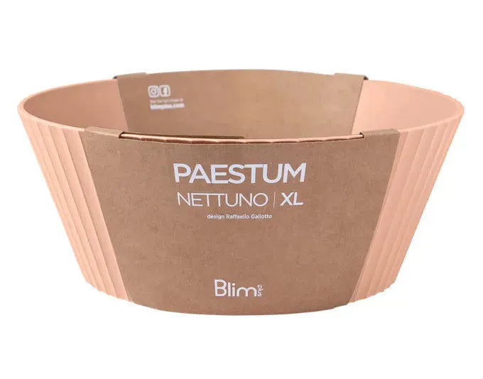 BLIM PLUS Schüssel Nettuno Gr. XL ø 30 cm H 12 cm rosa in  präsentiert im Onlineshop von KAQTU Design AG. Schale ist von BLIMPLUS