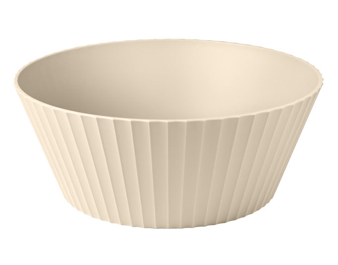 Elegante BLIM PLUS Schüssel Nettuno XL, ø 30 cm, H 12 cm, beige. Perfekt für stilvolles Servieren und vielseitige Nutzung.