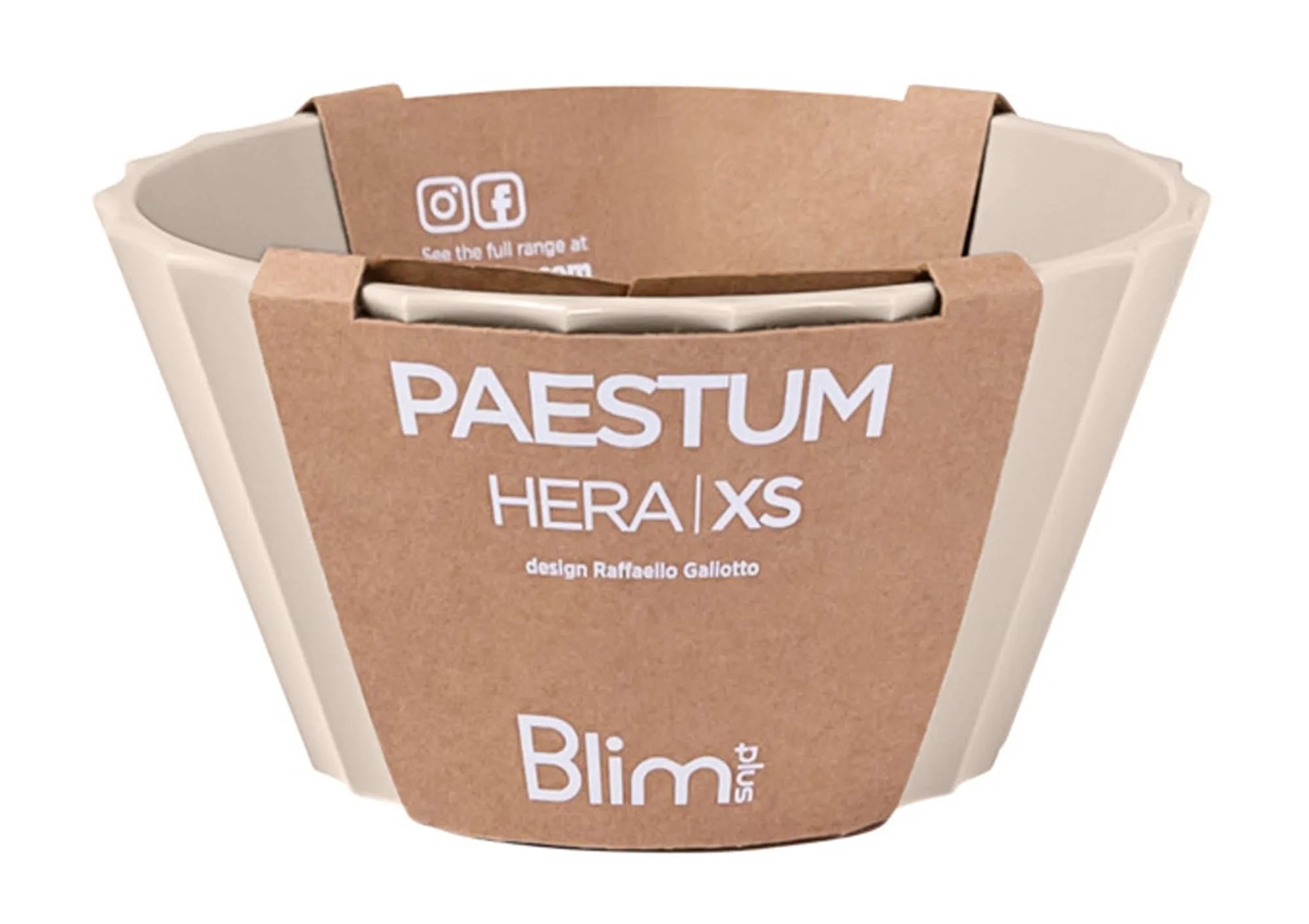 Kleine graue Schüssel Hera XS von BLIM PLUS, 11 cm Durchmesser, 6 cm hoch, stilvoll und praktisch für vielseitige Anwendungen.