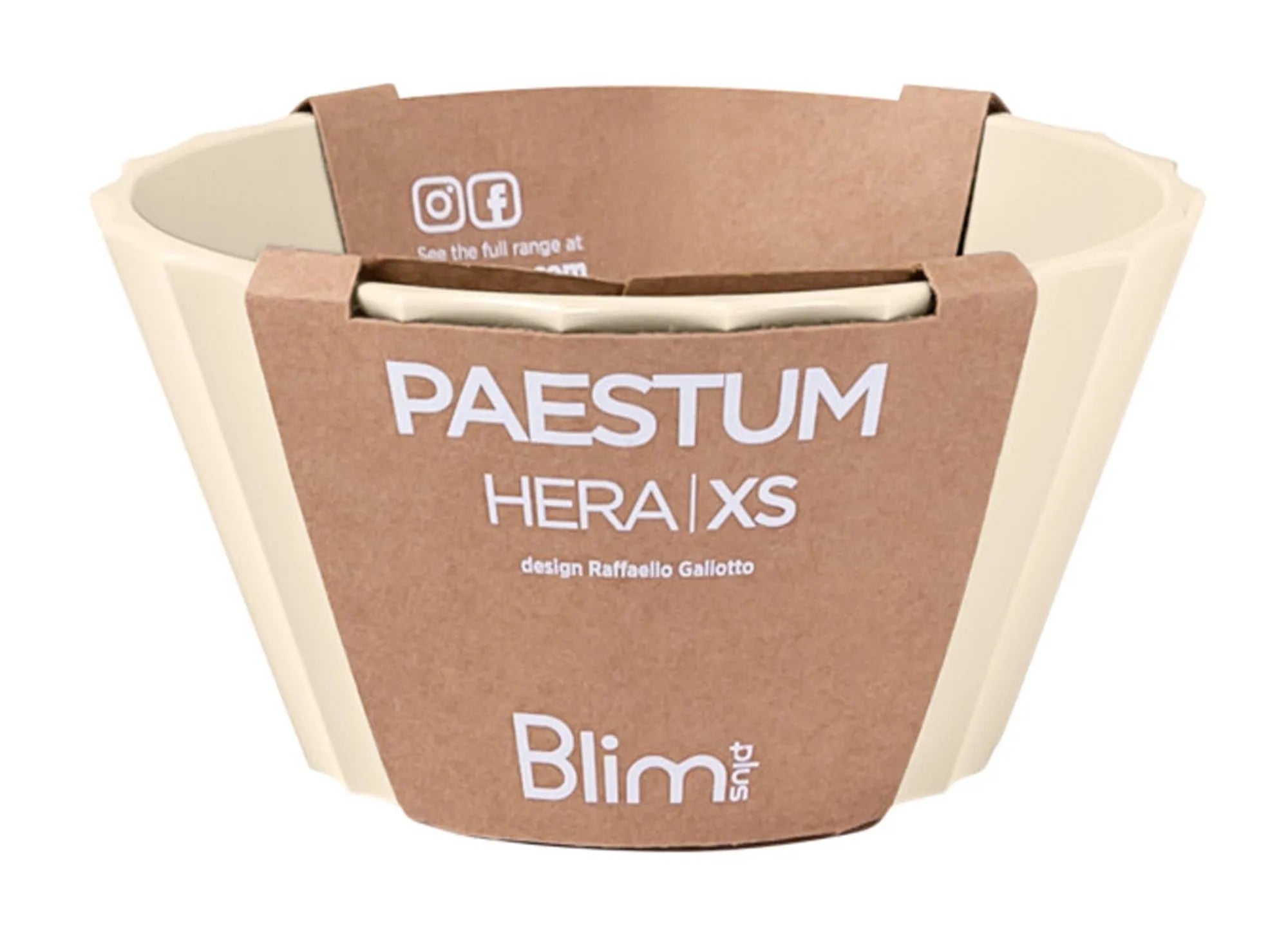 Kleine beige Schüssel BLIM PLUS Hera XS, 11 cm Durchmesser, 6 cm hoch, ideal für Snacks oder Beilagen, stilvoll und praktisch.