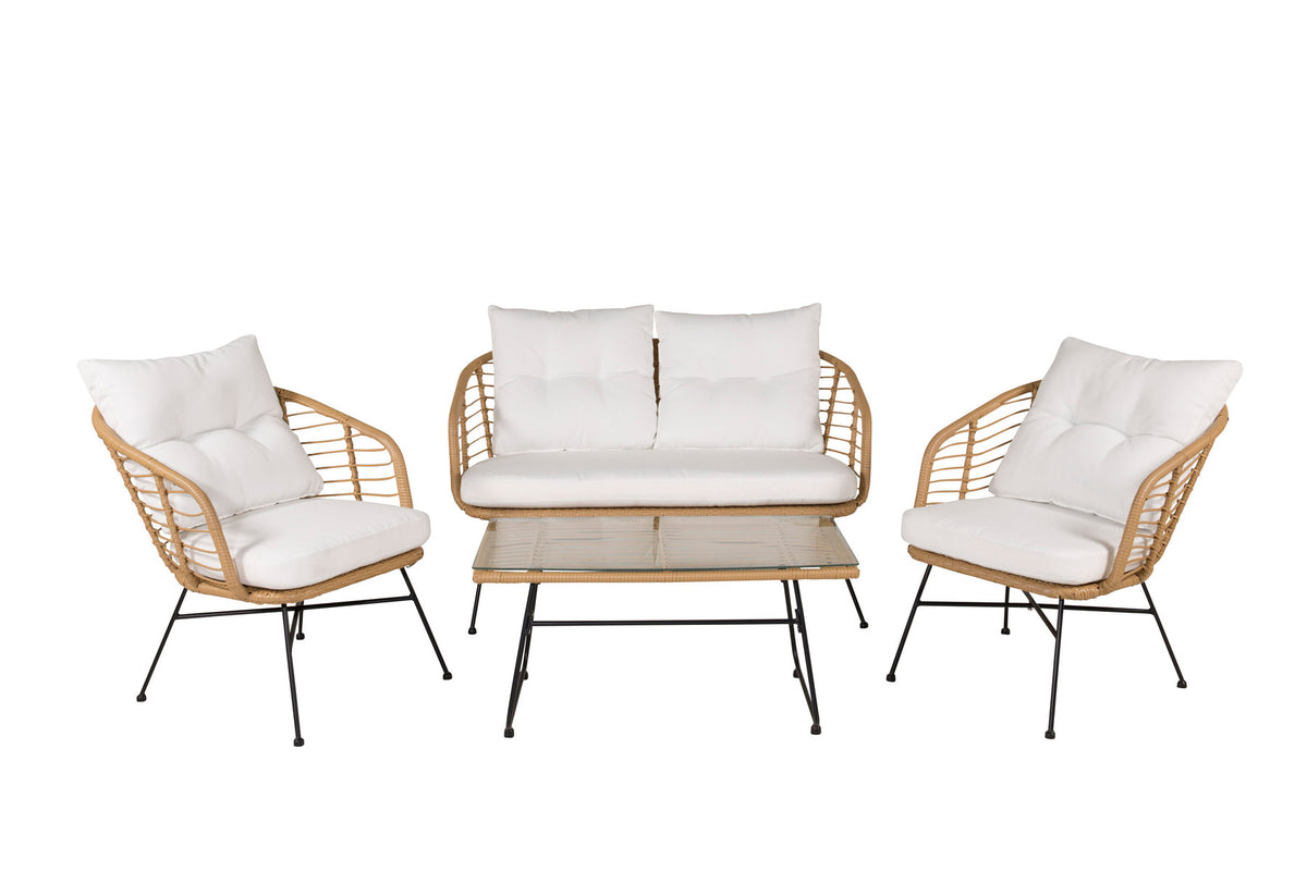 Viga Sofa Outdoorset 90cm in Natur präsentiert im Onlineshop von KAQTU Design AG. Loungeset ist von Venture Home