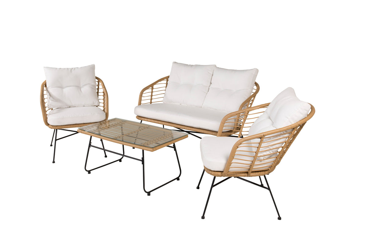Viga Sofa Outdoorset 90cm in Natur präsentiert im Onlineshop von KAQTU Design AG. Loungeset ist von Venture Home