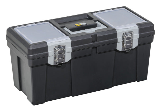 Robuster Werkzeugkasten von ALLIT, Modell Mc Plus Promo SL 20, ideal für die Aufbewahrung und Organisation von Werkzeugen.