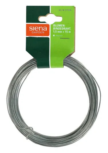 SIENA GARDEN Blumendraht verzinkt 15 m ø 1.5 mm in  präsentiert im Onlineshop von KAQTU Design AG. Gartenutensilien ist von SIENA GARDEN