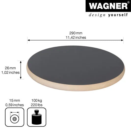 WAGNER Pflanzenroller GH 0275 ø 29 cm in  präsentiert im Onlineshop von KAQTU Design AG. Pflanzentopfzubehör ist von WAGNER